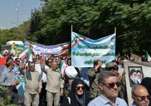 حضور امدادگران بسیجی کمیته امداد فارس در رزمایش «جان‌فدایان ایران اسلامی»