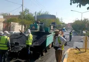اجرای ۶۰۰ هزار مترمربع آسفالت در معابر شیراز